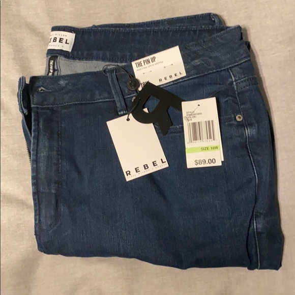 Rebel Wilson Denim - Rebel Wilson The Pin Up Skinny Jeans